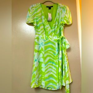 French Connection Diah Crepe Faux Dress New With Tag Size 4